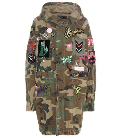 Marc Jacobs Embellished Parka Coat