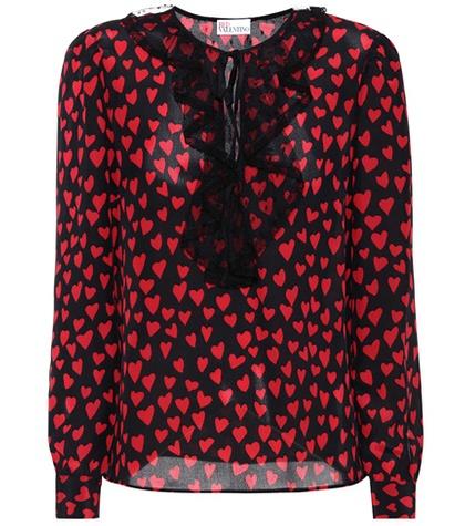 Carrie Forbes Printed Silk Blouse