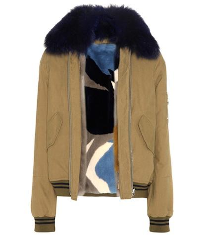 Army By Yves Salomon Fur-lined Cotton Jacket