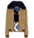 Army By Yves Salomon Fur-lined Cotton Jacket