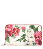 Three Graces London Rose Leather Zip Wallet