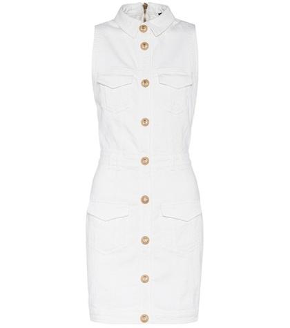Magda Butrym Sleeveless Button Front Mini Dress