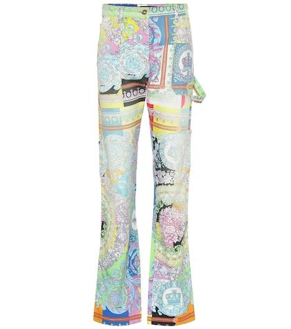 Versace Printed Denim Jeans