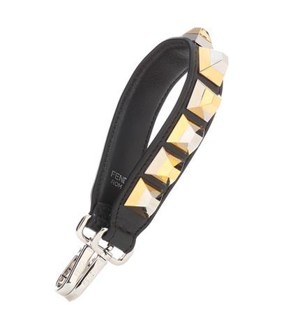 Fendi Mini Strap You Embellished Leather Bag Strap