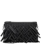 Bottega Veneta Palio Fringes Leather Pouch
