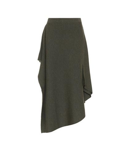 Jw Anderson Asymmetric Wool Skirt