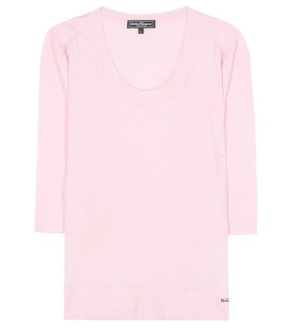 Salvatore Ferragamo Cashmere And Silk Sweater