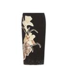 Valentino Lace Skirt With Floral Appliqué