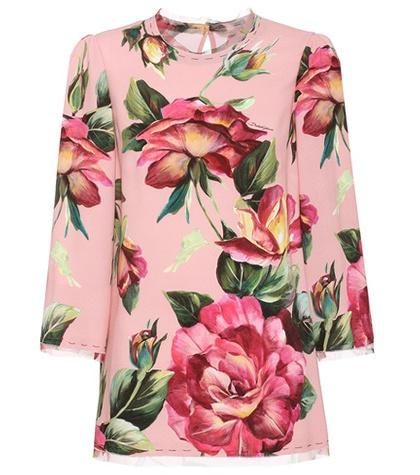 Dolce & Gabbana Floral-printed Top