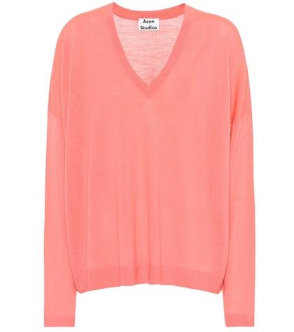 Roger Vivier Kalla Merino Wool Sweater