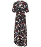 Loewe Floral Silk Wrap Dress