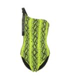 Off-white Python-printed Swimsuit