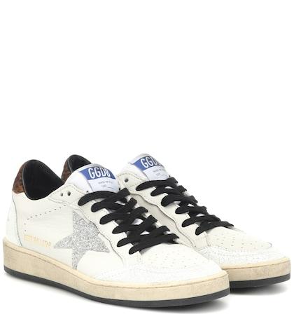 Givenchy Ball Star Leather Sneakers
