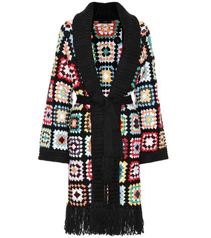 Alanui Crochet Cashmere Cardigan