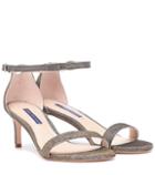 Stuart Weitzman Nunakedstraight 60 Metallic Sandals