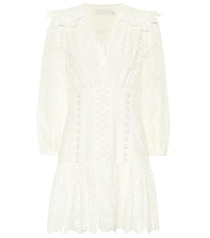 Zimmermann Honour Corset Lace Minidress