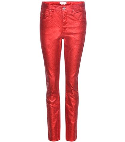 Isabel Marant, Toile Ellos Metallic High-rise Jeans