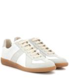 Alexandre Birman Replica Leather And Suede Sneakers