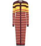 Marni Striped Wool Cardigan Dress