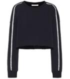 Christopher Kane Embellished Jersey Sweatshirt