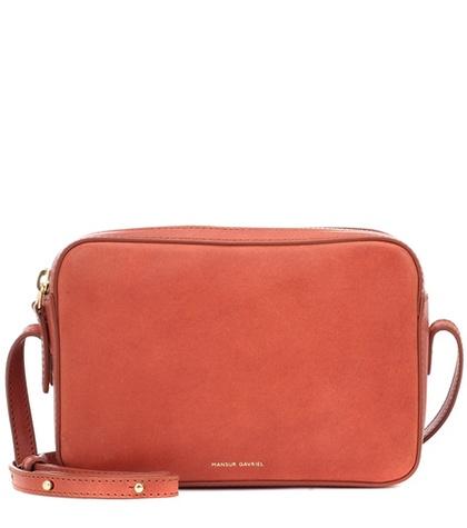 Balenciaga Double Zip Leather Crossbody Bag