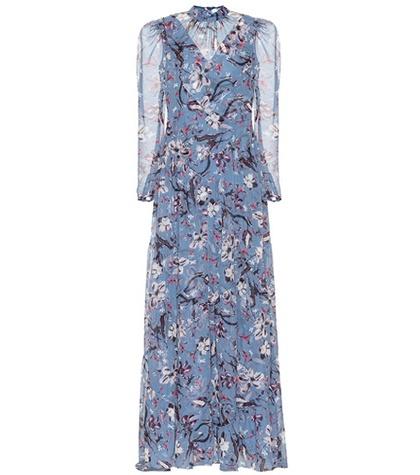 Erdem Marcia Floral Silk Gown