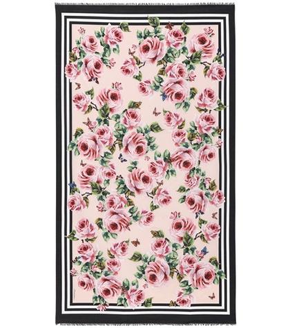 Dolce & Gabbana Floral-printed Scarf