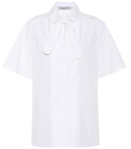 Valentino Cotton-poplin Shirt