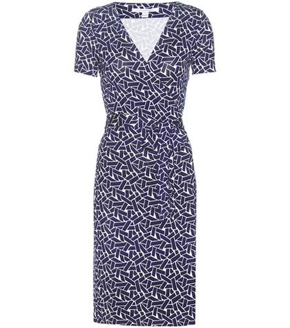 Diane Von Furstenberg New Julian Two Printed Silk Dress