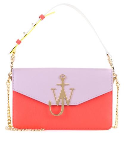 Jw Anderson Logo Purse Leather Shoulder Bag