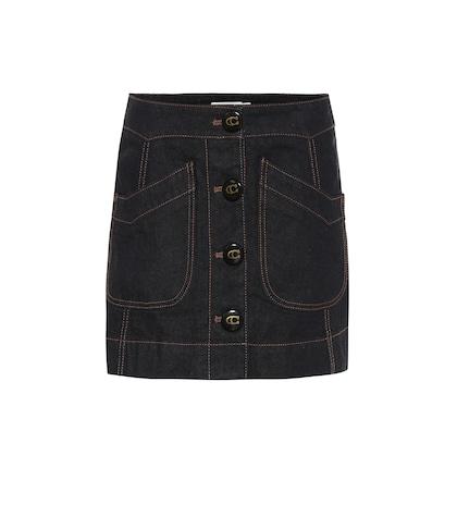 Gabriela Hearst Denim Miniskirt