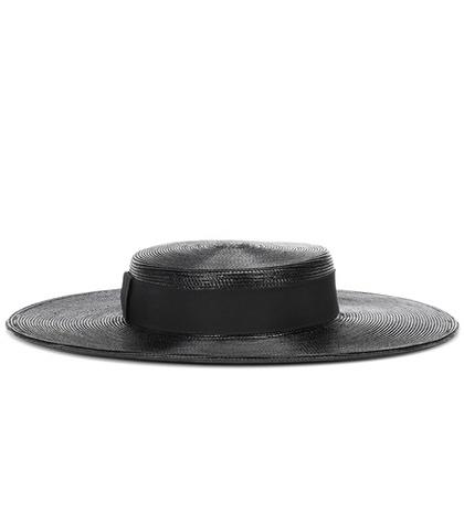 Saint Laurent Wide-brimmed Straw Hat