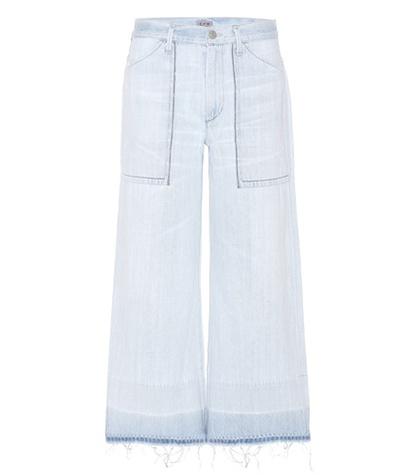 Citizens Of Humanity Melanie Wide-legged Cropped Jeans