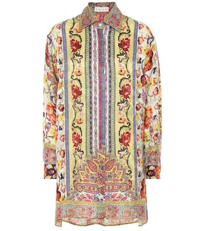 Etro Printed Silk-blend Blouse