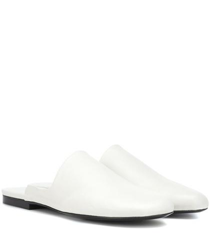The Row Granpa Leather Slippers