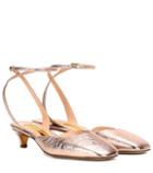 Tabitha Simmons Cornelia Metallic Leather Sandals