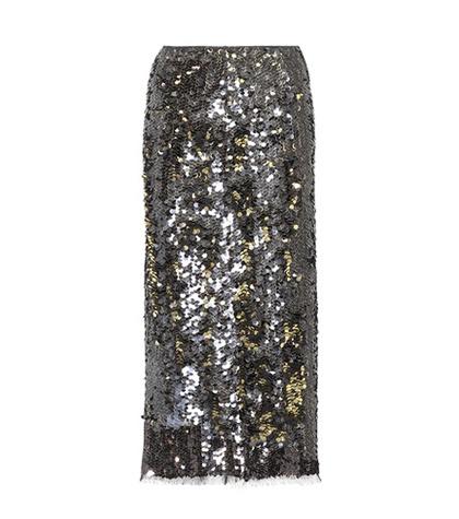 Rejina Pyo Sequinned Midi Skirt