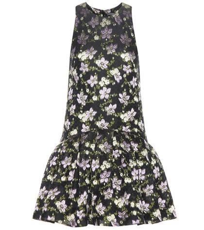 Alexander Mcqueen Floral Jacquard Dress
