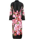 Dolce & Gabbana Floral-printed Silk Coat