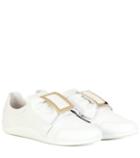 Roger Vivier Sporty Viv' Bow Leather Sneakers