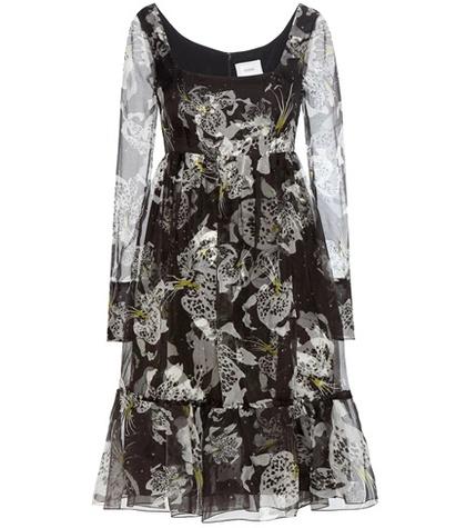 Erdem June Printed Silk Dress