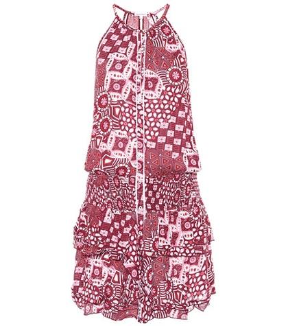 Poupette St Barth Elodie Printed Minidress