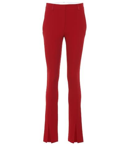 Victoria Beckham Mid-rise Split Front Skinny Pants
