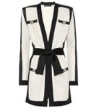 Balmain Sequined Belted Cardigan