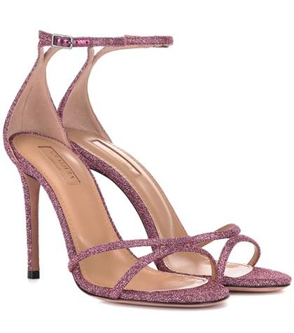 Gucci Purist 105 Glitter Sandals
