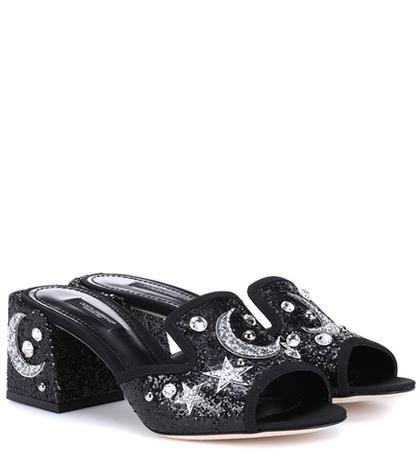 Dolce & Gabbana Abaya 60 Embellished Mules