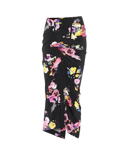 Preen By Thornton Bregazzi Cosmia Floral-printed Skirt
