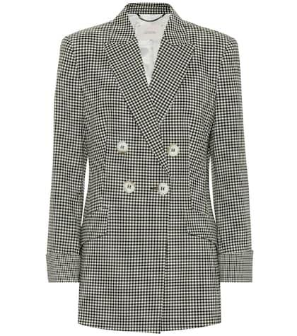Dorothee Schumacher Bold Vichy Checked Wool Blazer