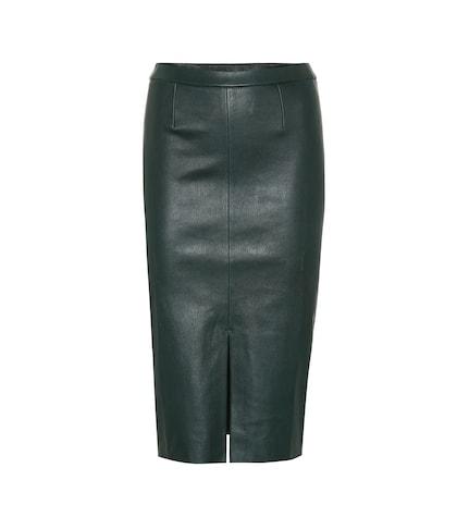 Stouls Exclusive To Mytheresa – Carmen Leather Midi Skirt