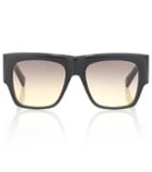 Red (v) Rectangular Acetate Sunglasses
